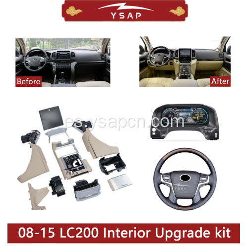 08-15 Kit de cuerpo de actualización interior para LC200